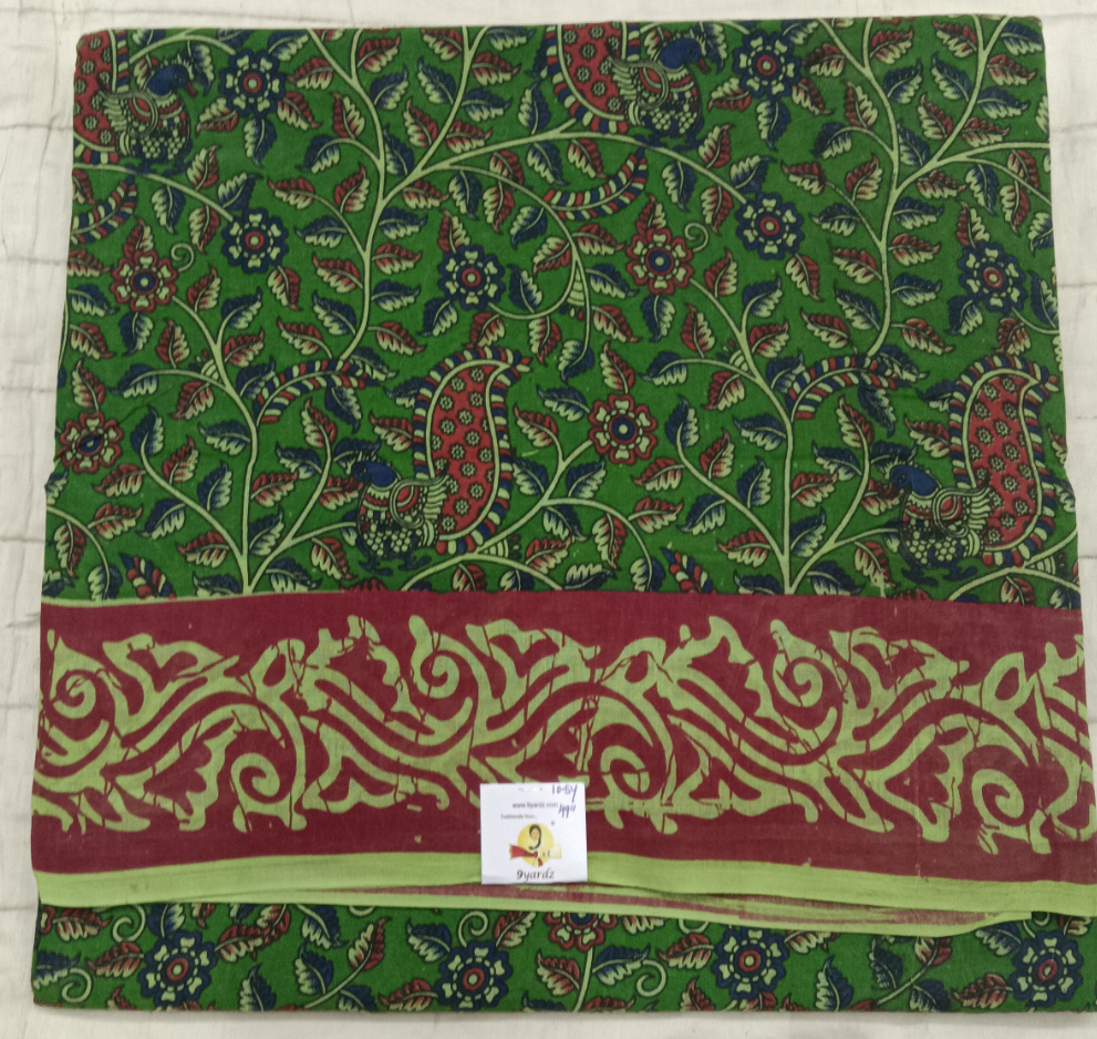 Sungudi cotton 10.5yards 49"
