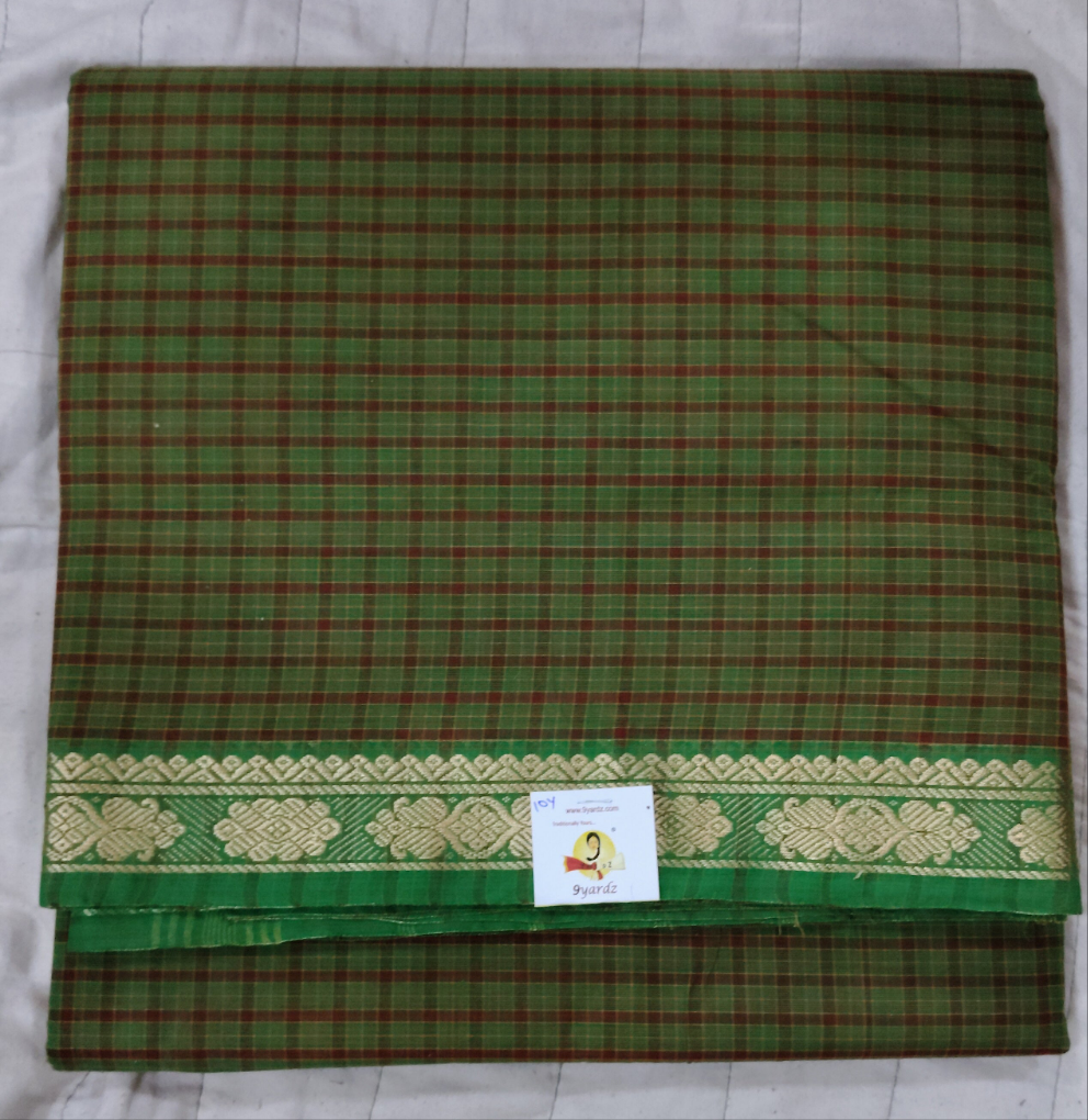 Chettinadu / Karaikudi cotton 10. yards madisar