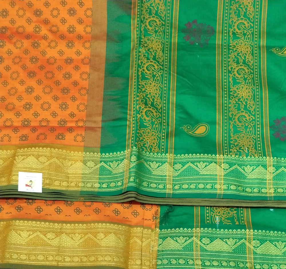 Semi Silk cotton printed 10yardz Madisar