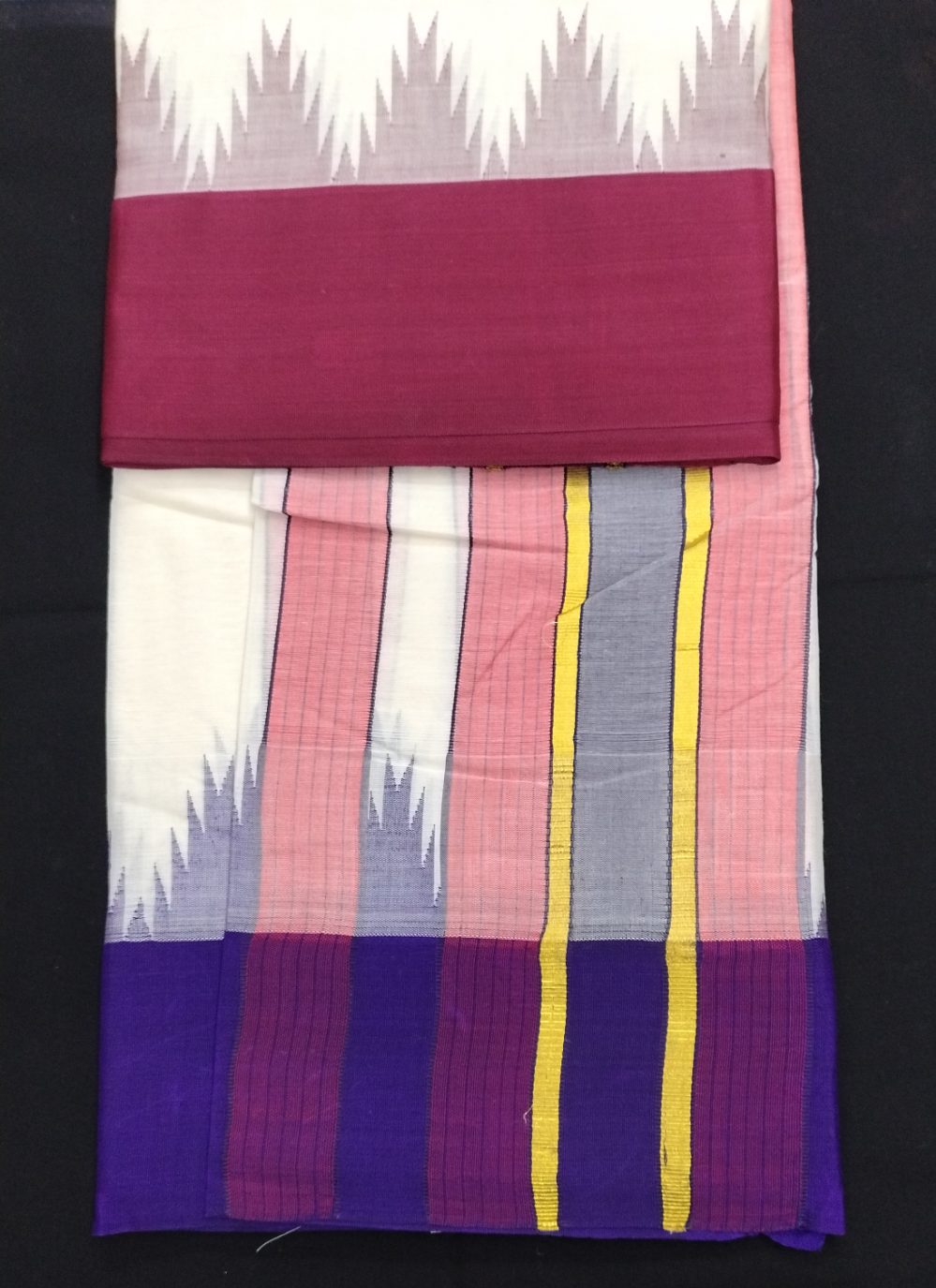 Pure cotton Muhurtham dhoti 10*6 KM