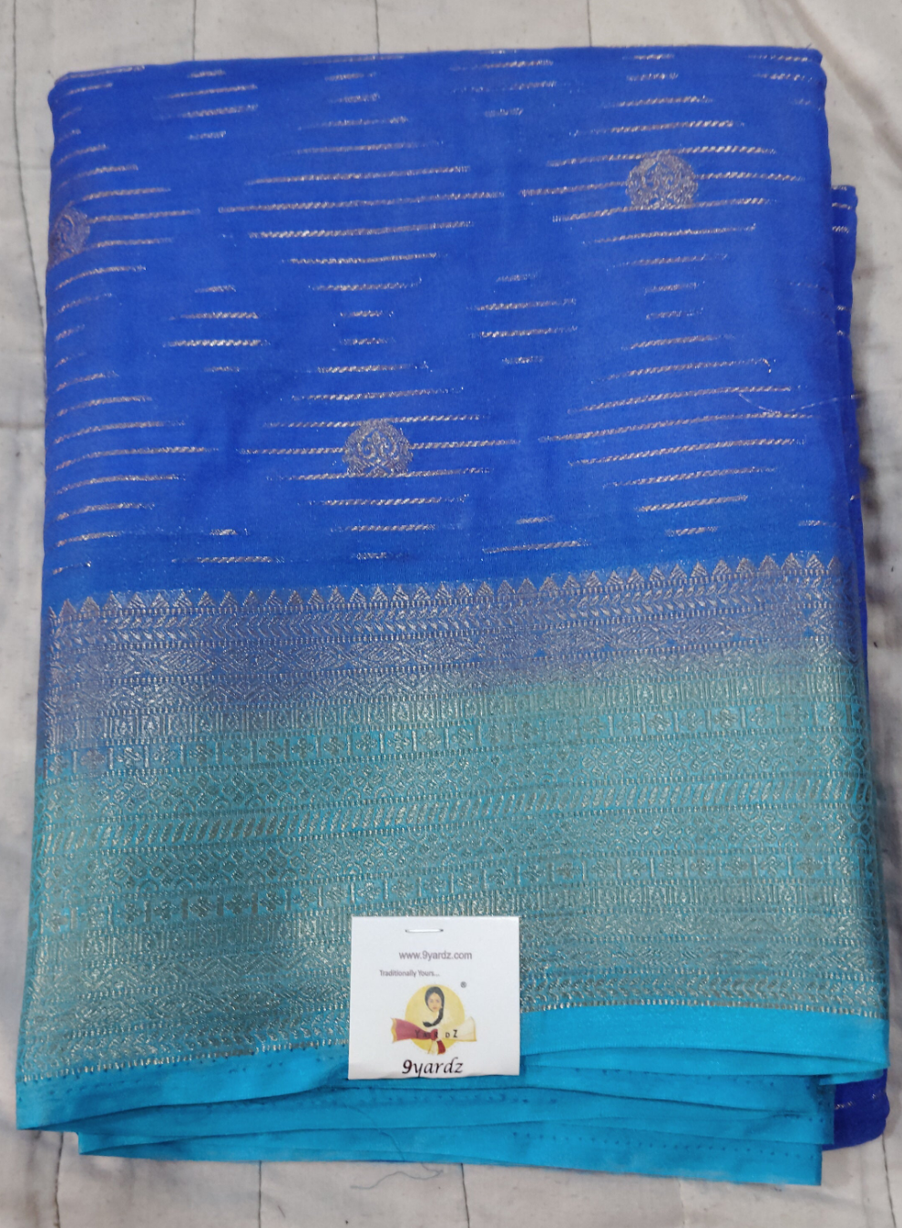 Mysore crepe silk checked (synthetic)