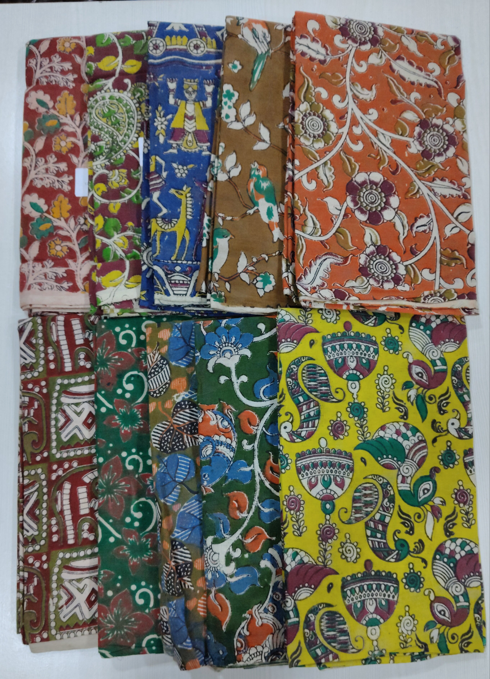 Navarathri special Kalamkari blouse bits