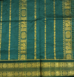 Korvai Silk Cotton madisar 10yardz