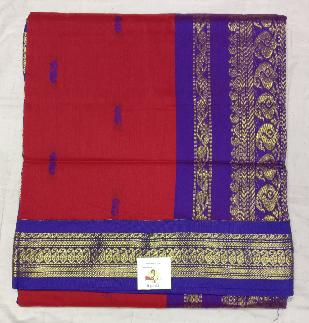 Kalyani Cotton Butta  9.5yardz