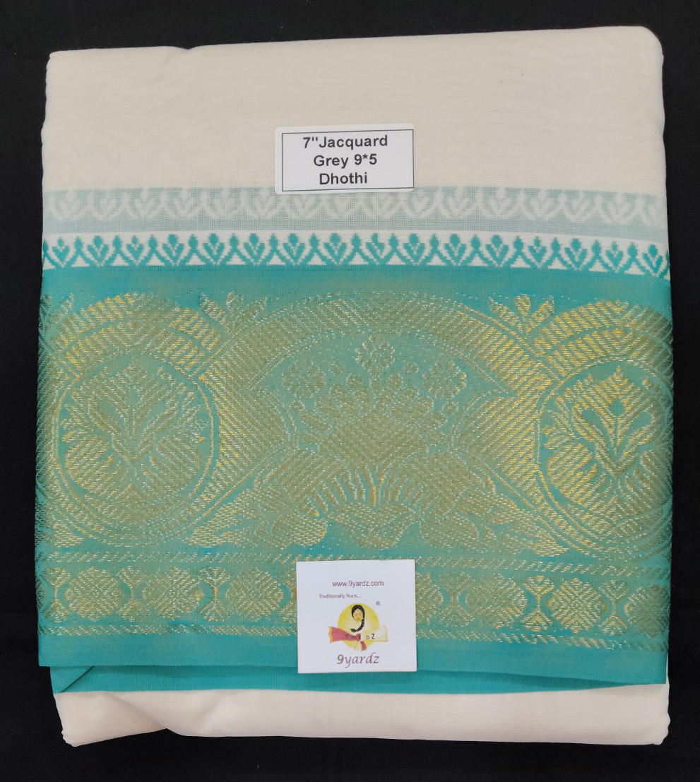 Cotton Dhothi Jacquard 9*5