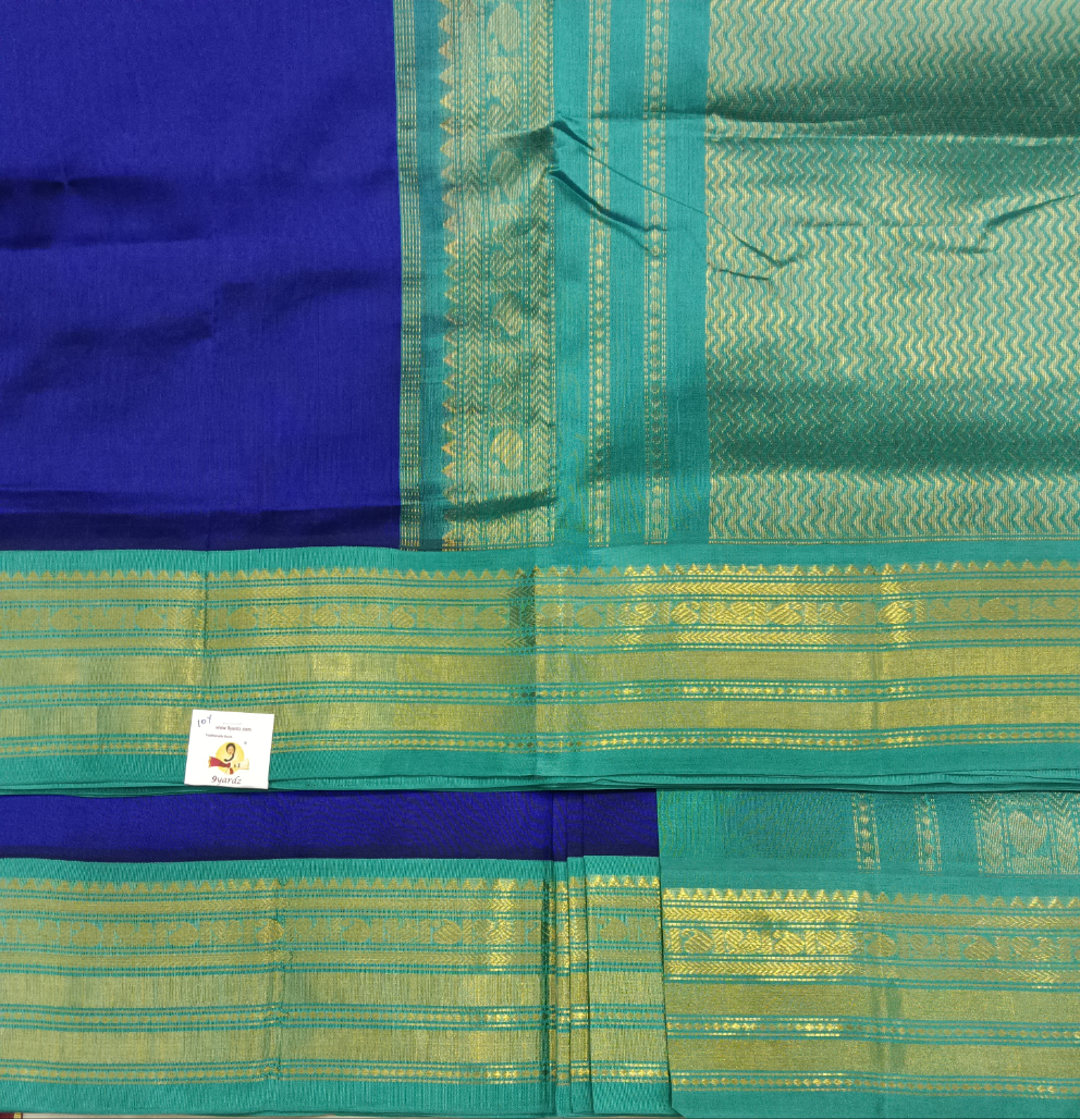 Pure silk cotton -Korvai 10yards madisar