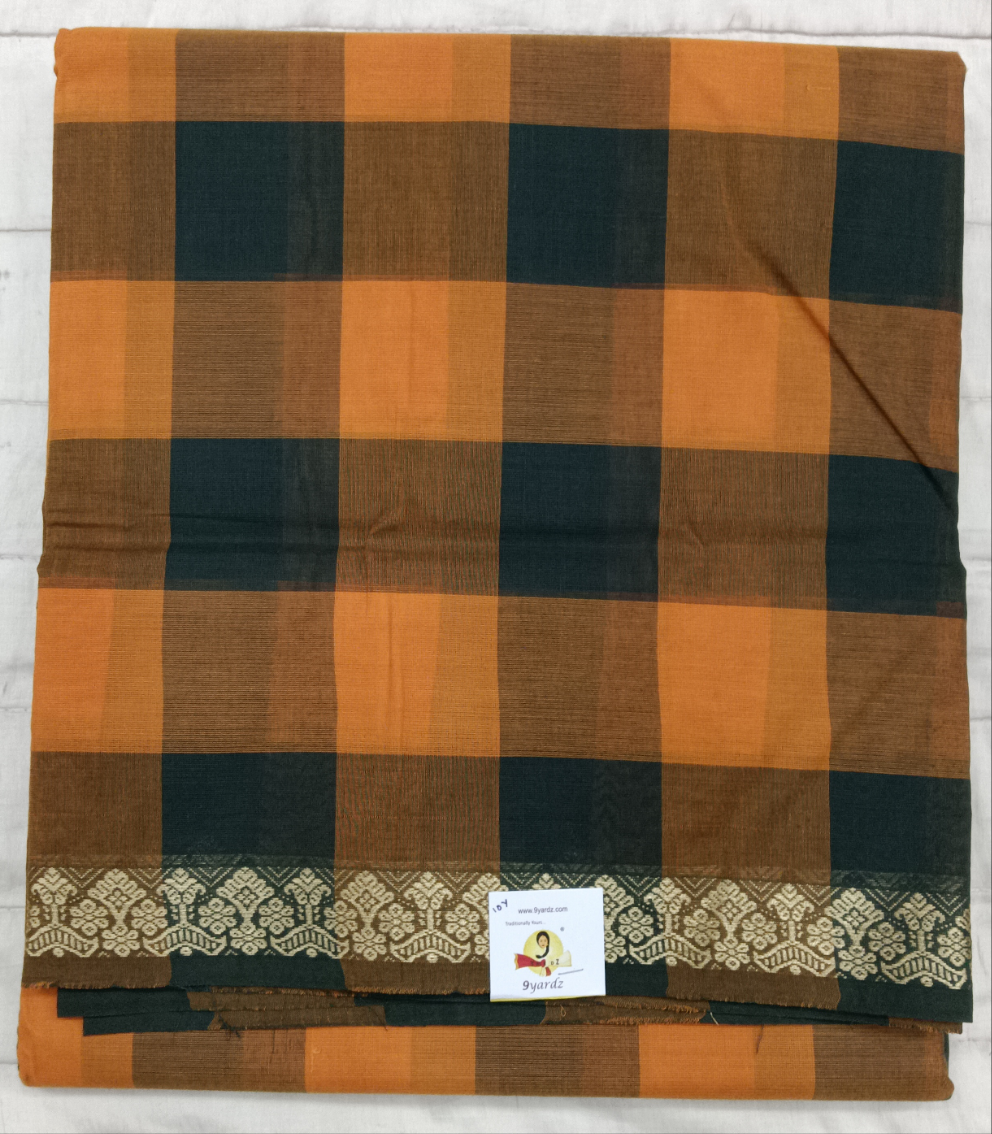 Chettinadu / Karaikudi cotton 10 yards madisar