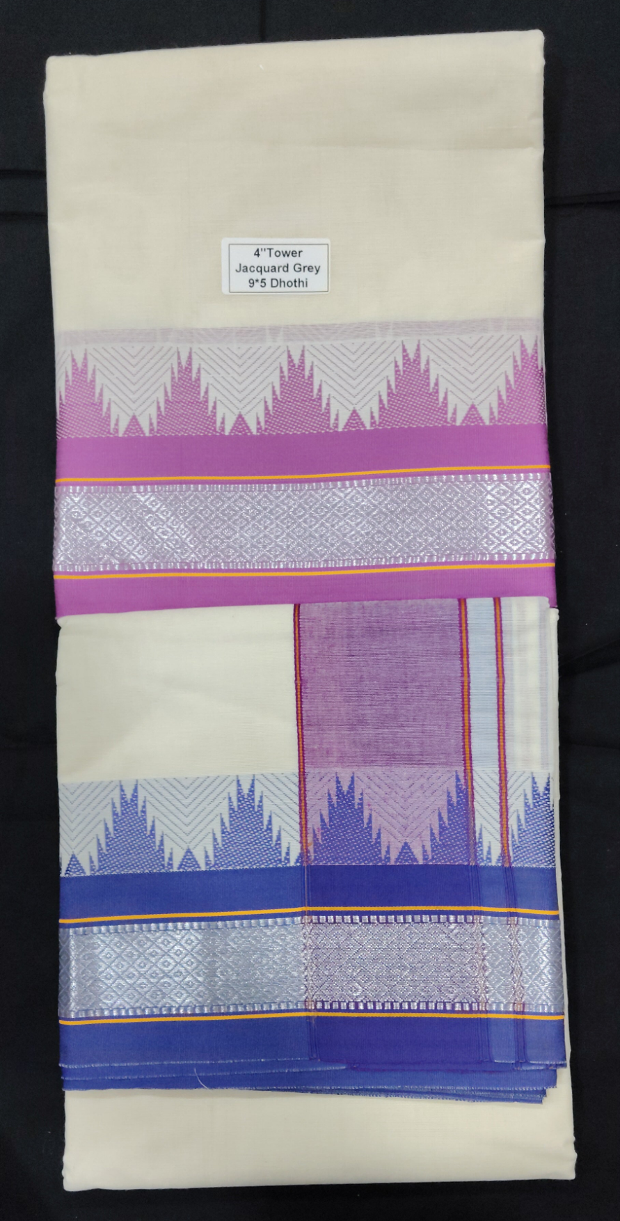 Cotton Dhothi Jacquard 9*5