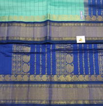 Load image into Gallery viewer, Semi silk Plain Korvai 6Yards