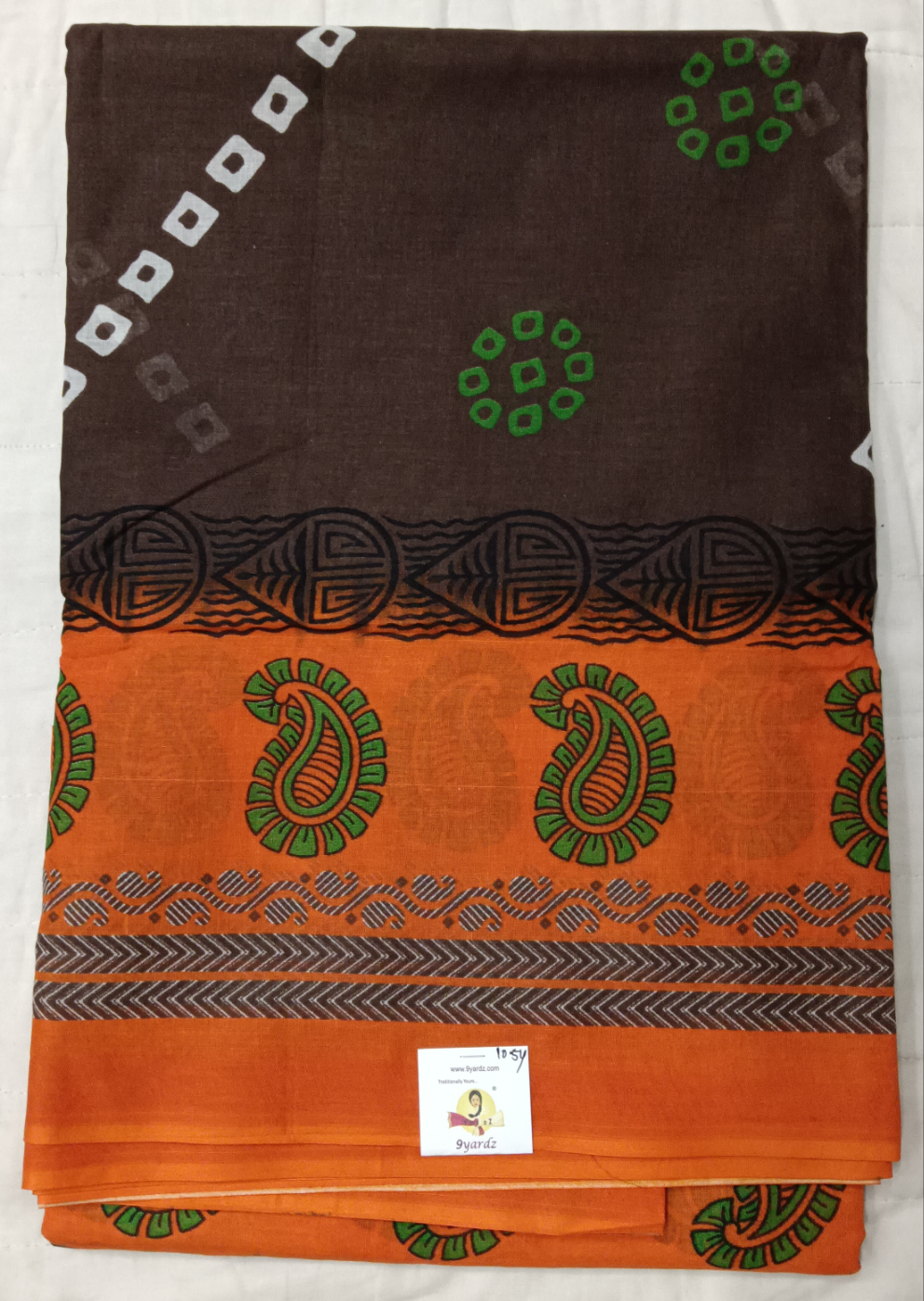 Erode cotton 10.5 yards madisar