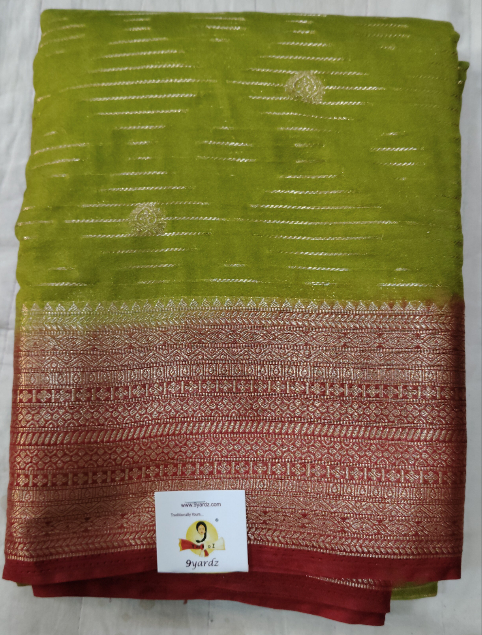 Mysore crepe silk checked (synthetic)