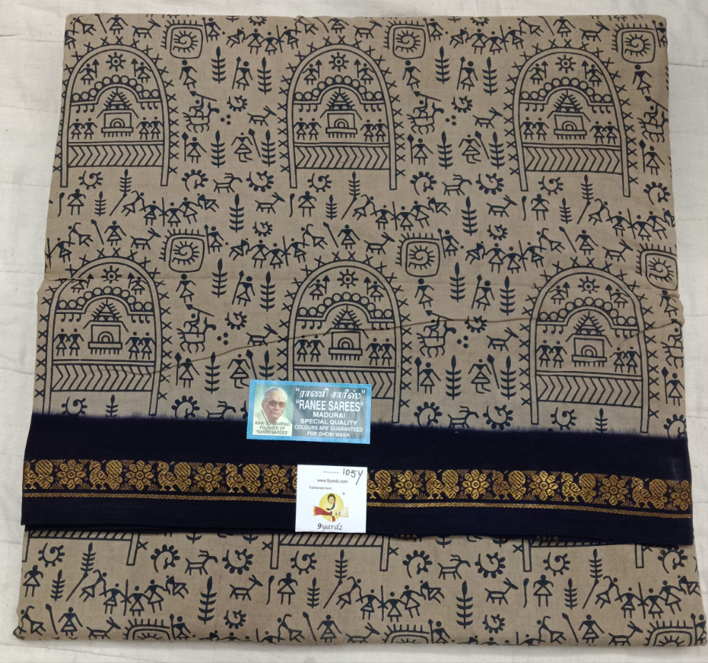 Ranee voyal saree 10.5yardz(9.5mtrs)