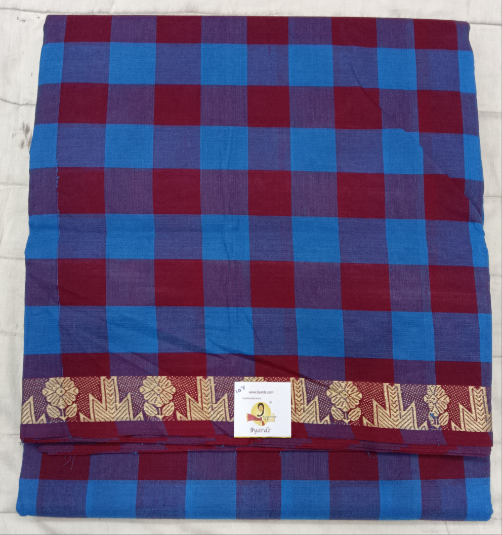 Chettinadu / Karaikudi cotton 10 yards madisar