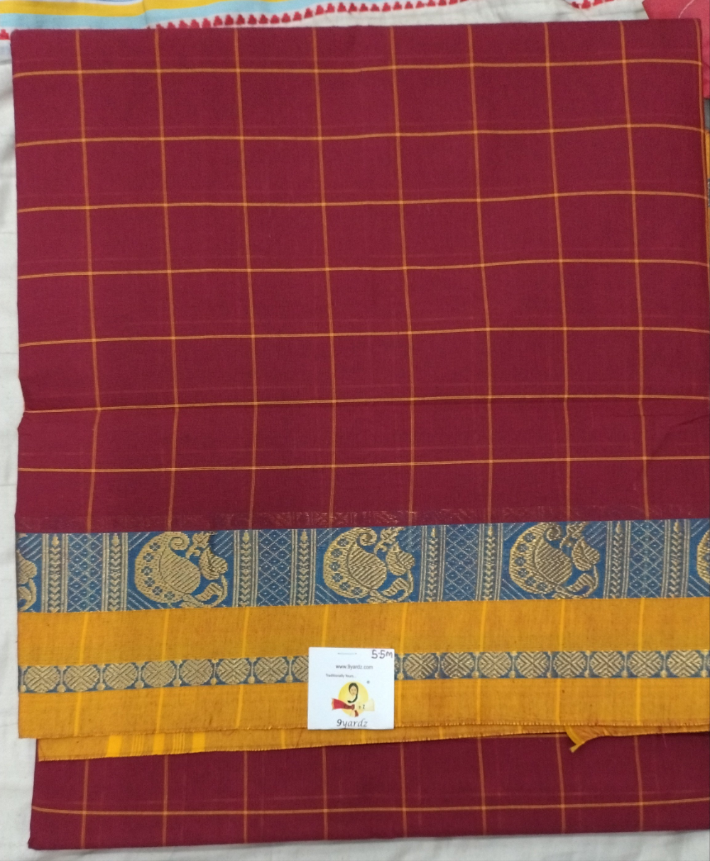 Chettinadu cotton 6yards