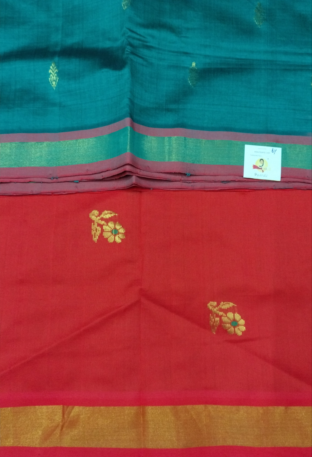 Semi silk Embossed 6Yards