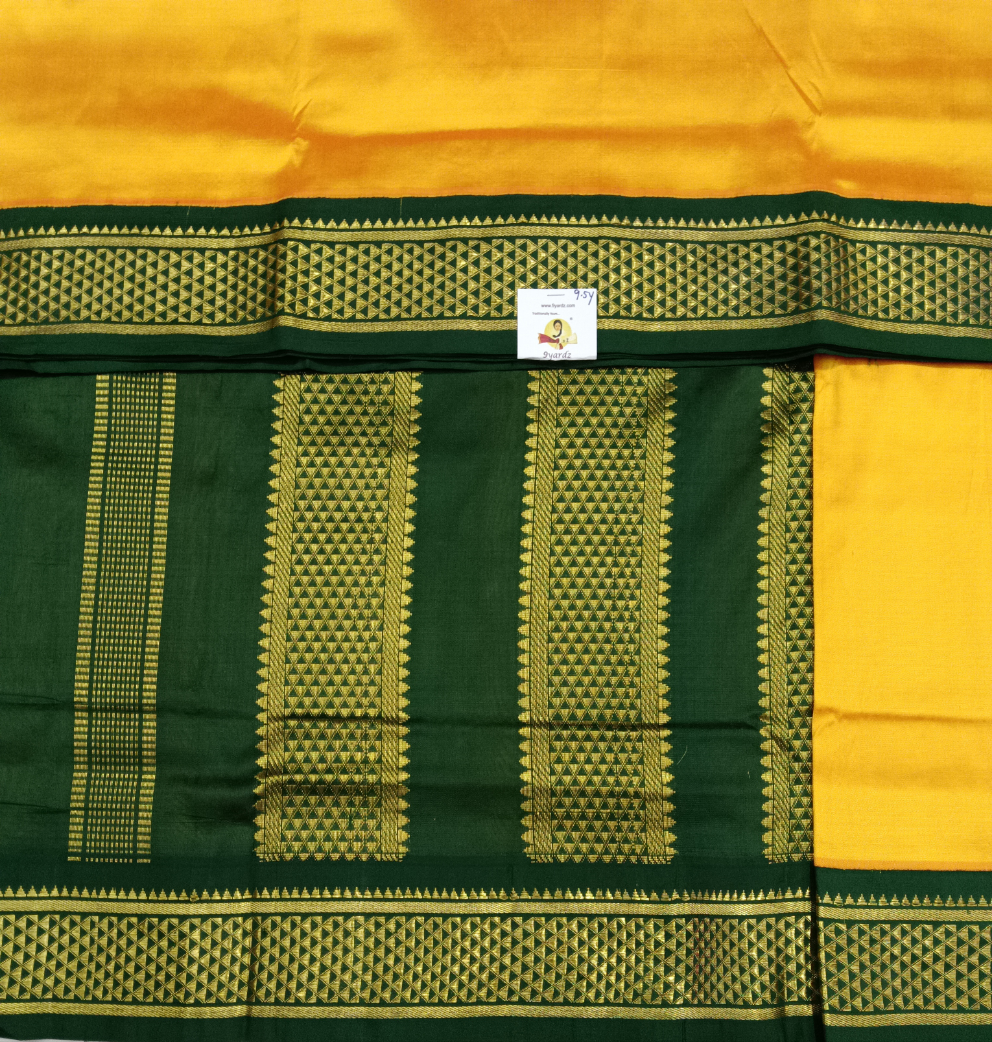 Pure silk 9.5yardz  saree