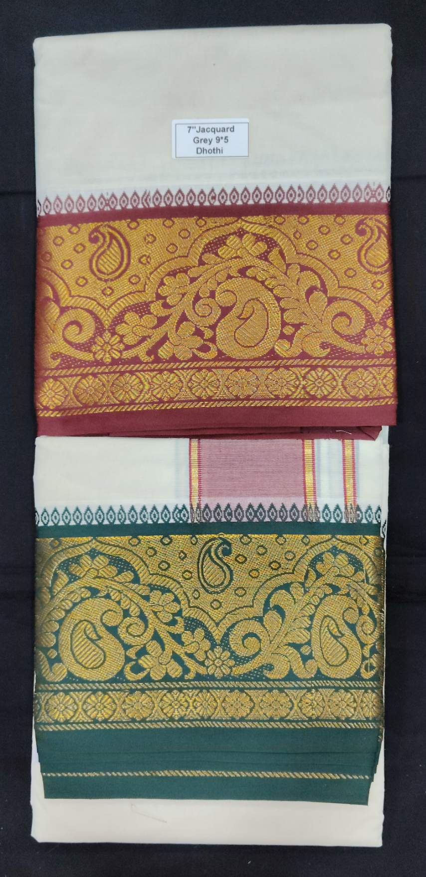 Cotton Dhothi Jacquard 9*5