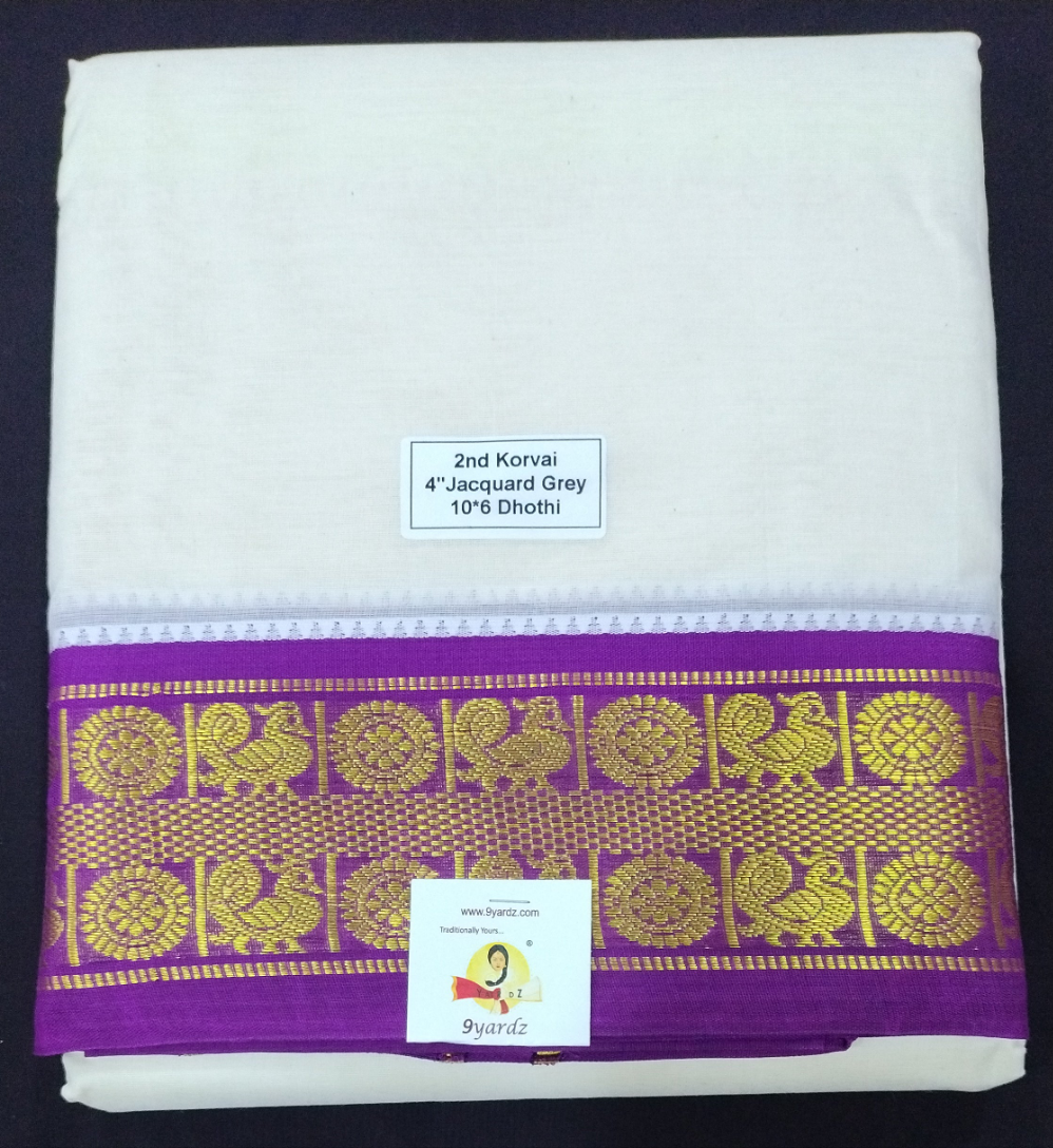 Pure cotton Muhurtham dhoti 10*6