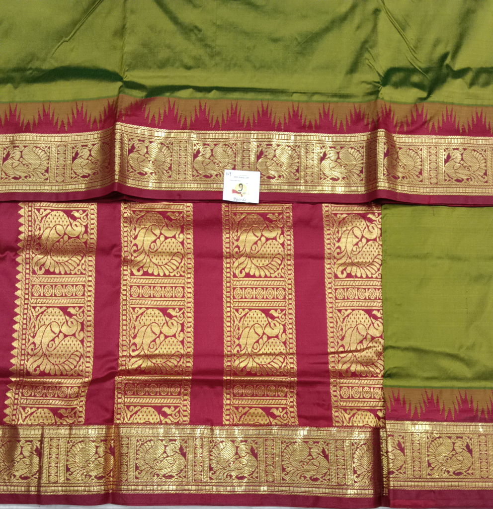 Pure silk 11yardz  saree