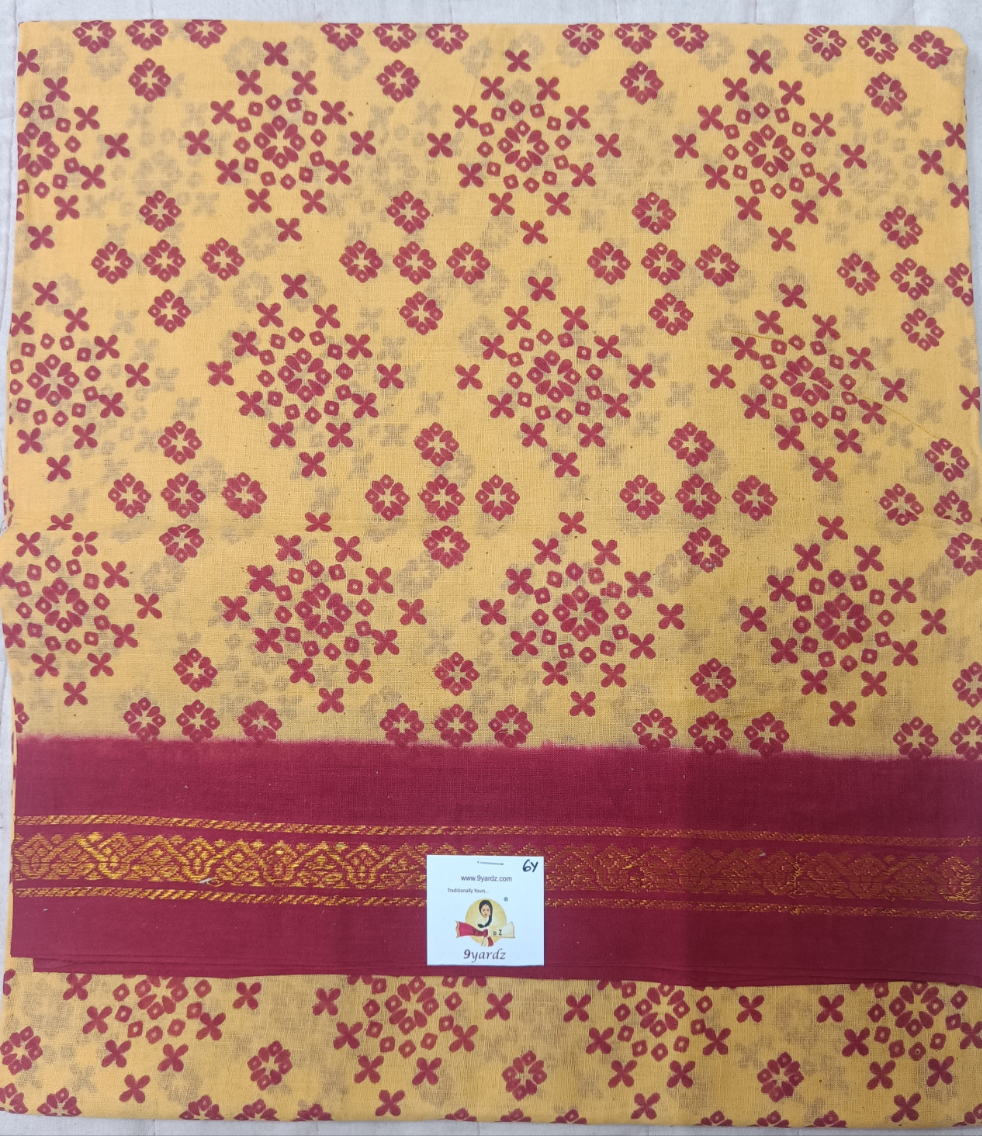 Sungudi cotton 6 yards