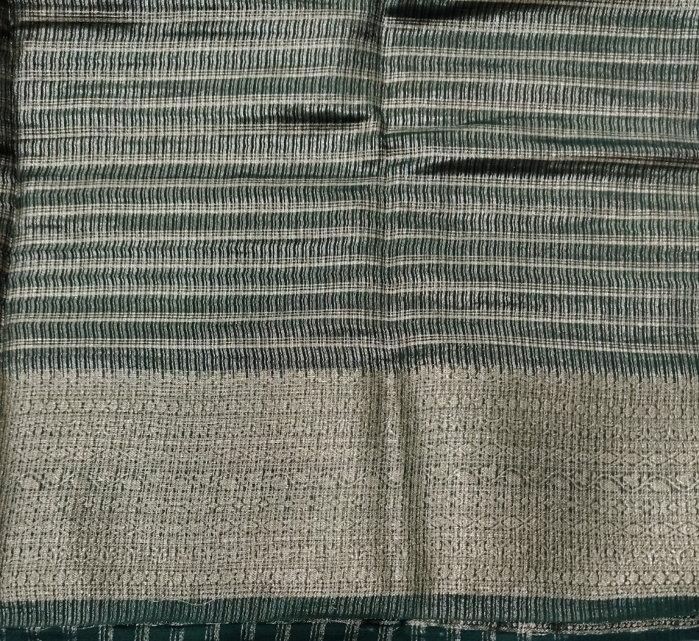 Mysore crepe silk checked (synthetic)