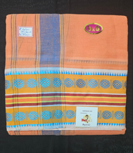 Load image into Gallery viewer, Nagari Cotton Colour Dhoti 9*5