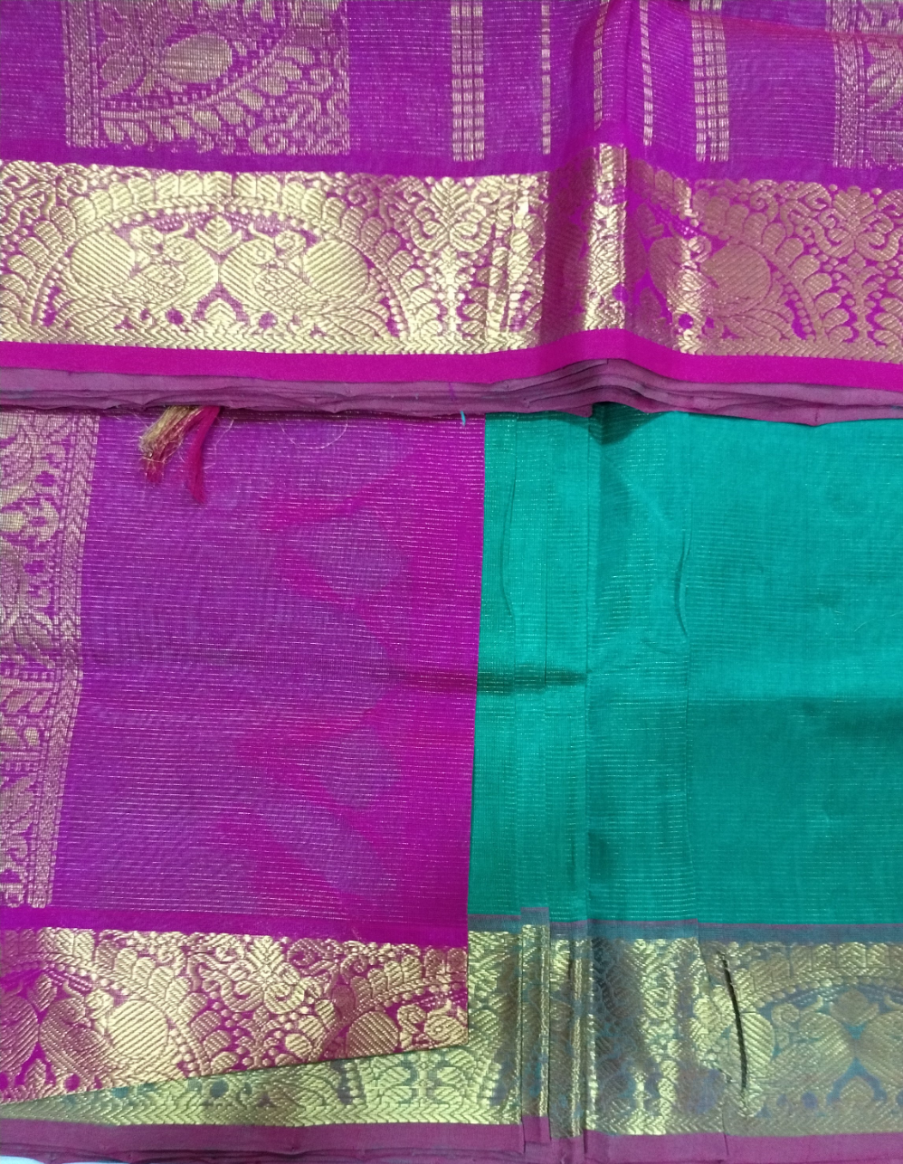 Pure silk cotton Vairaoosi 10yards madisar
