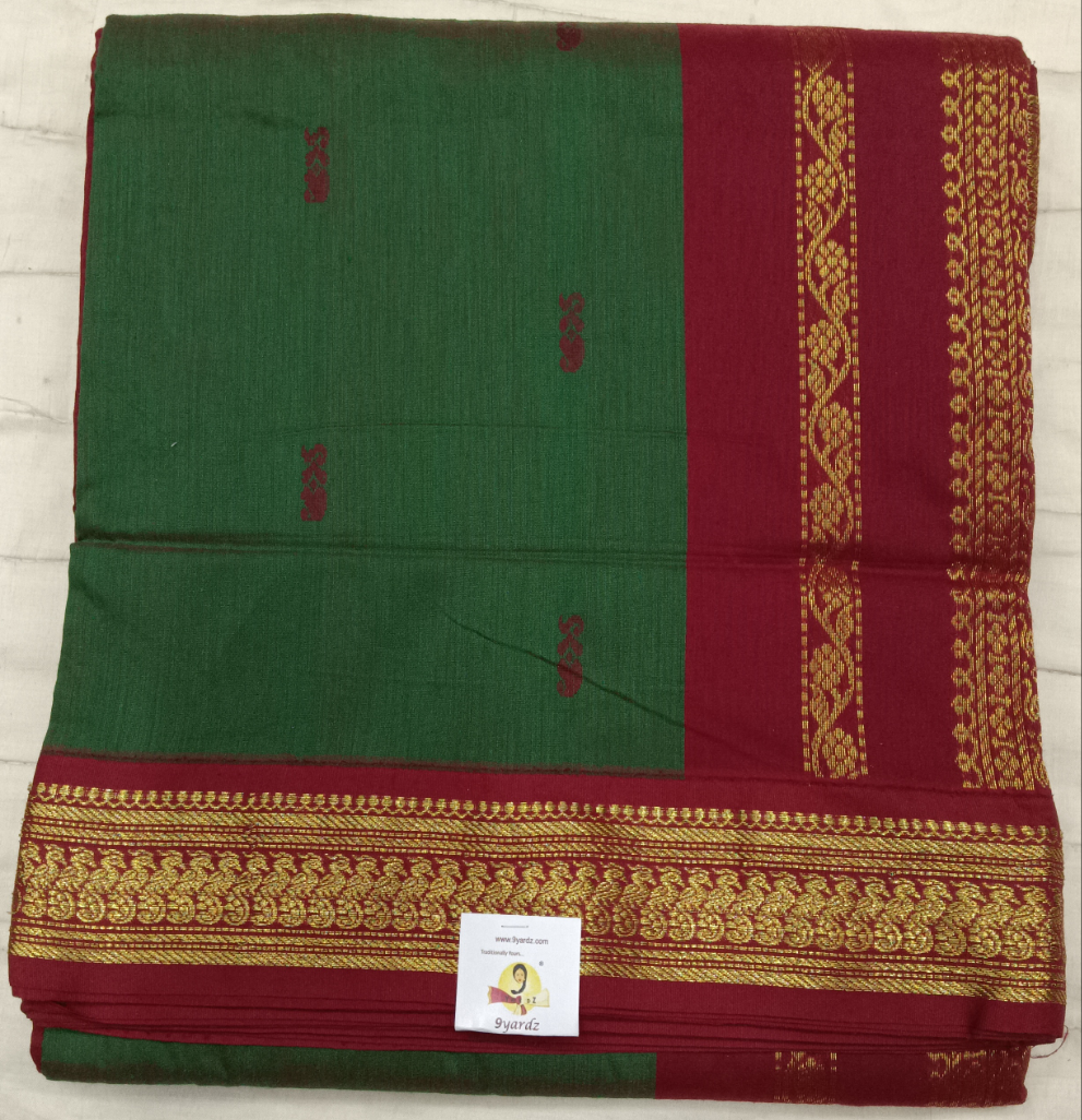Kalyani Cotton Butta  9.5yardz