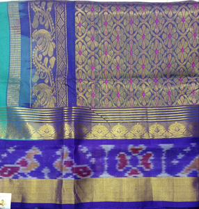 Korvai Silk Cotton Pochampalli 10yardz