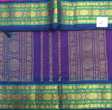 Load image into Gallery viewer, Pure silk cotton Korvai 12yardz