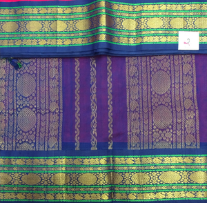 Pure silk cotton Korvai 12yardz