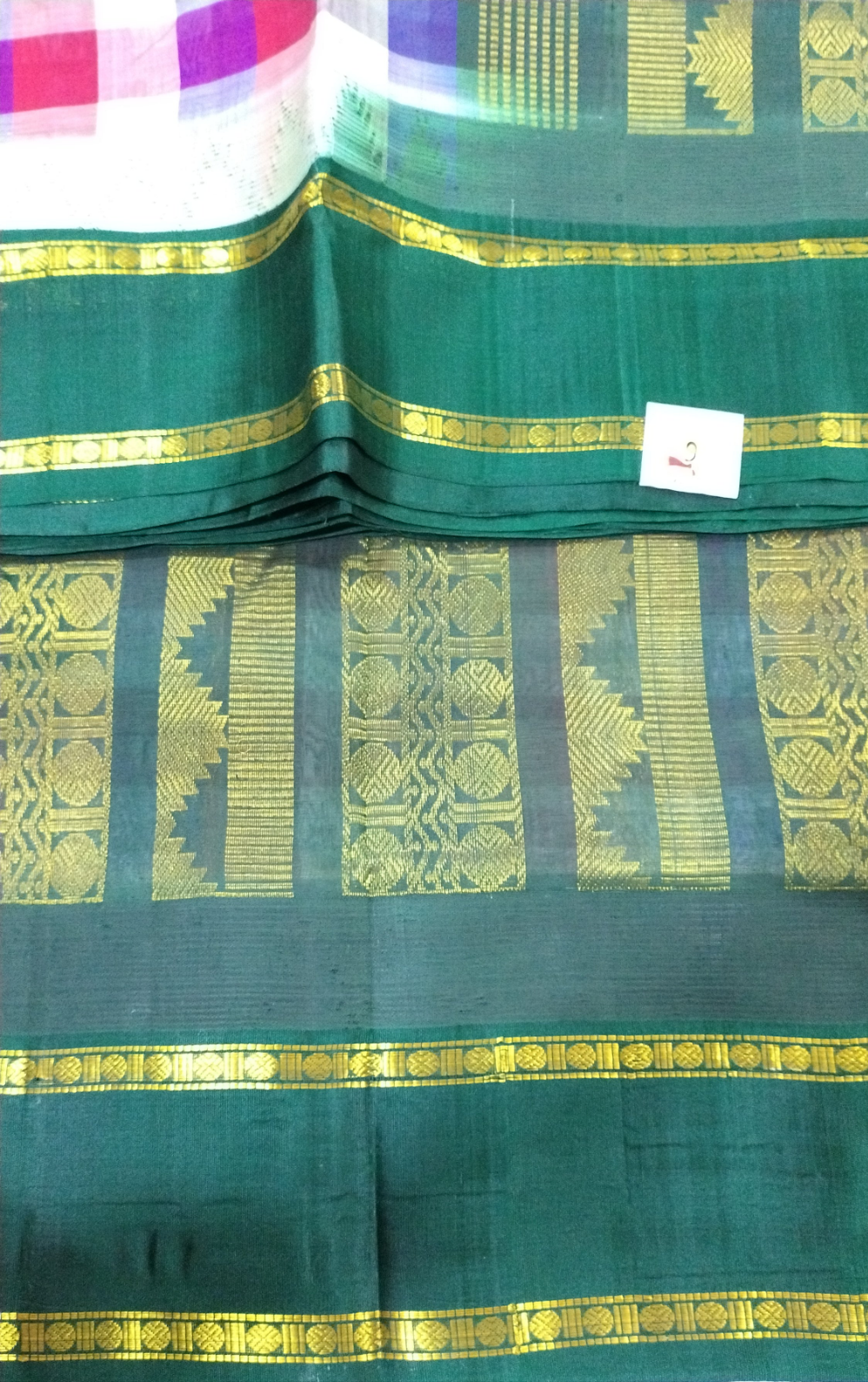 Pure silk cotton -Korvai 10yards madisar