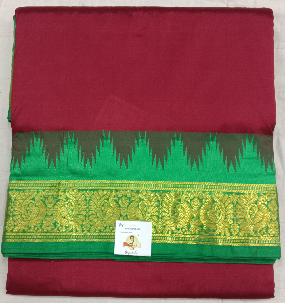 Pure silk 11yardz  saree