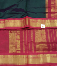 Load image into Gallery viewer, Pure silk cotton -Korvai 10yards madisar