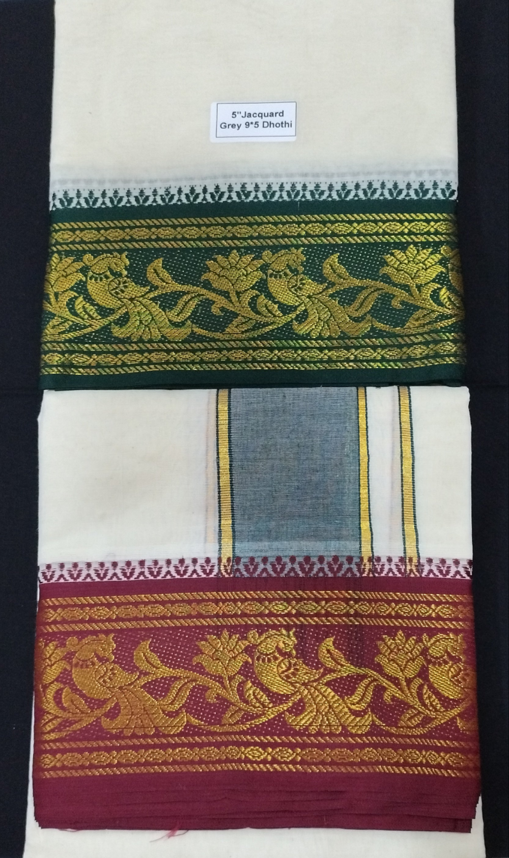 Cotton Dhothi Jacquard 9*5