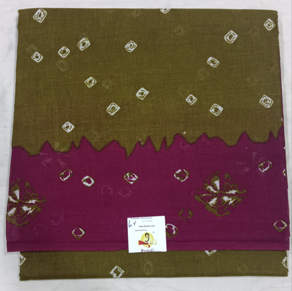 Erode cotton 5.5 metres