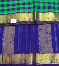 Load image into Gallery viewer, Pure silk cotton- palum pazhamum kattam with butta, 10yards (madisar)