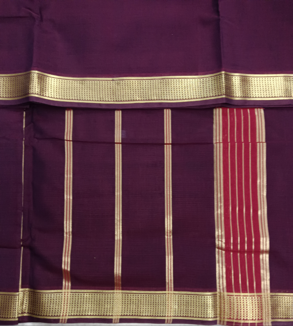 Devendra 60K border saree 10.5yards