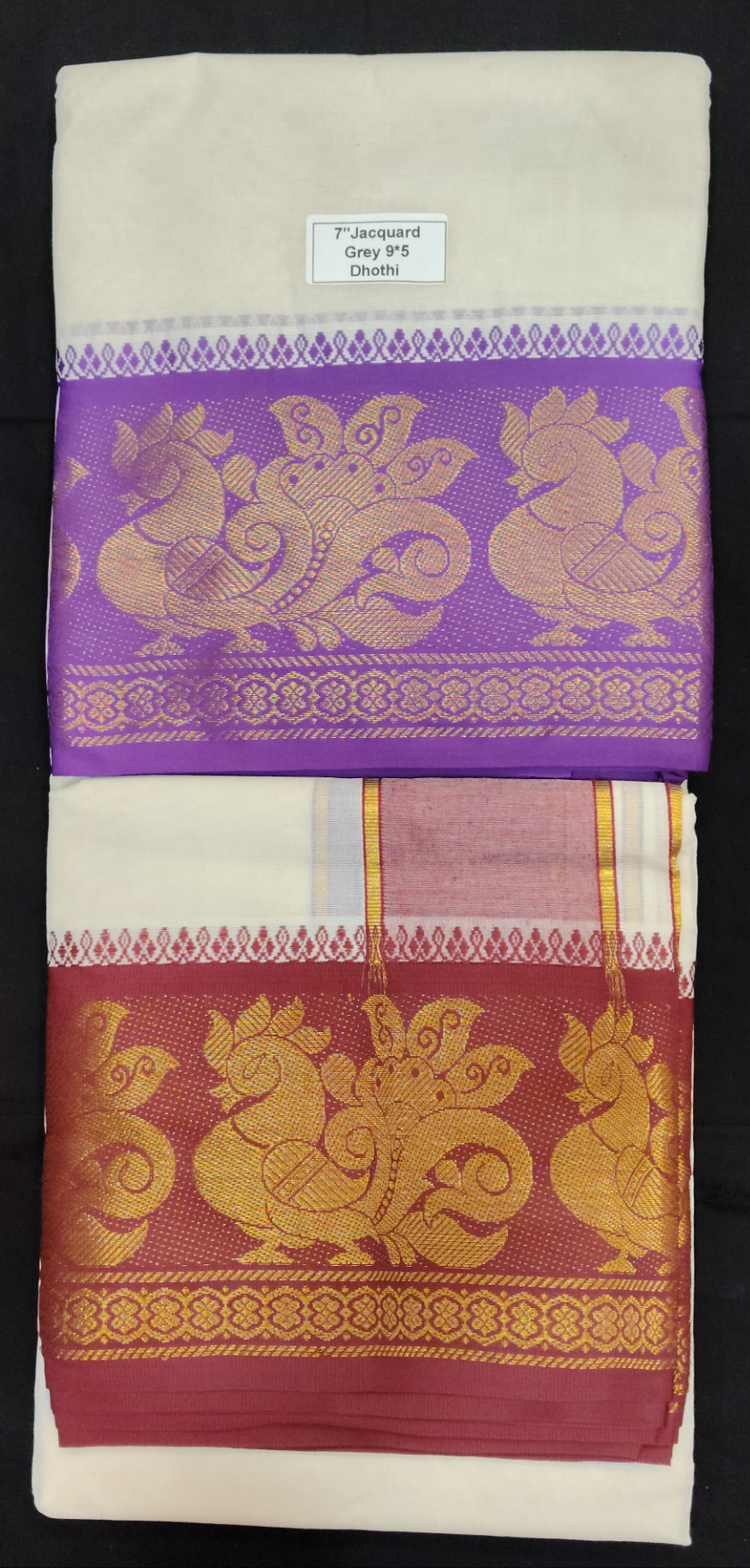 Cotton Dhothi Jacquard 9*5