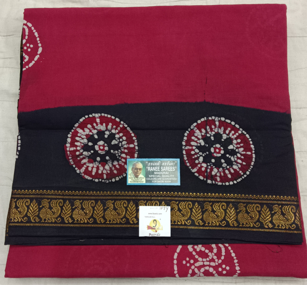 Ranee voyal saree 10.5yardz(9.5mtrs)