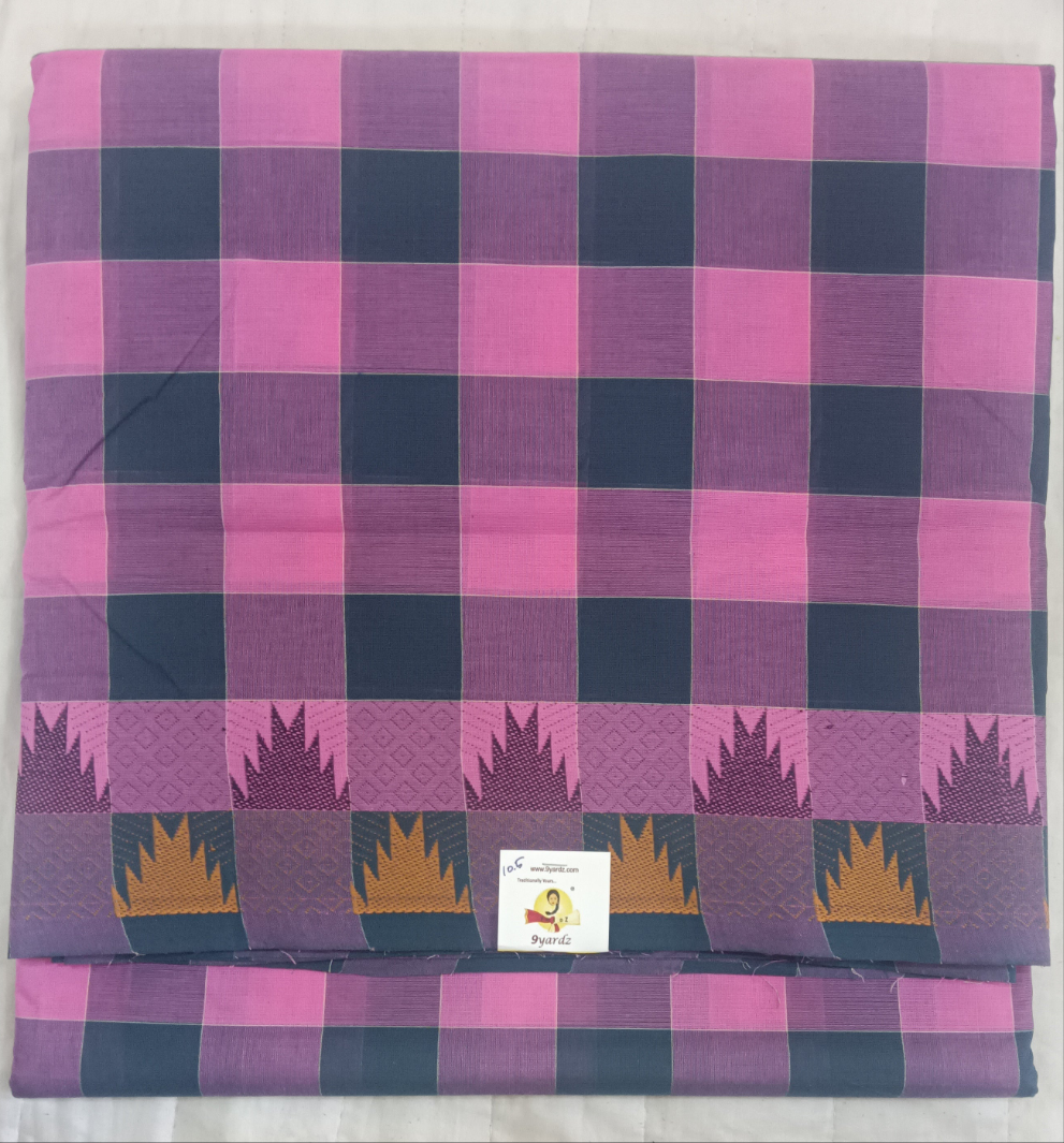 Chettinadu / Karaikudi cotton 10.5 yards madisar
