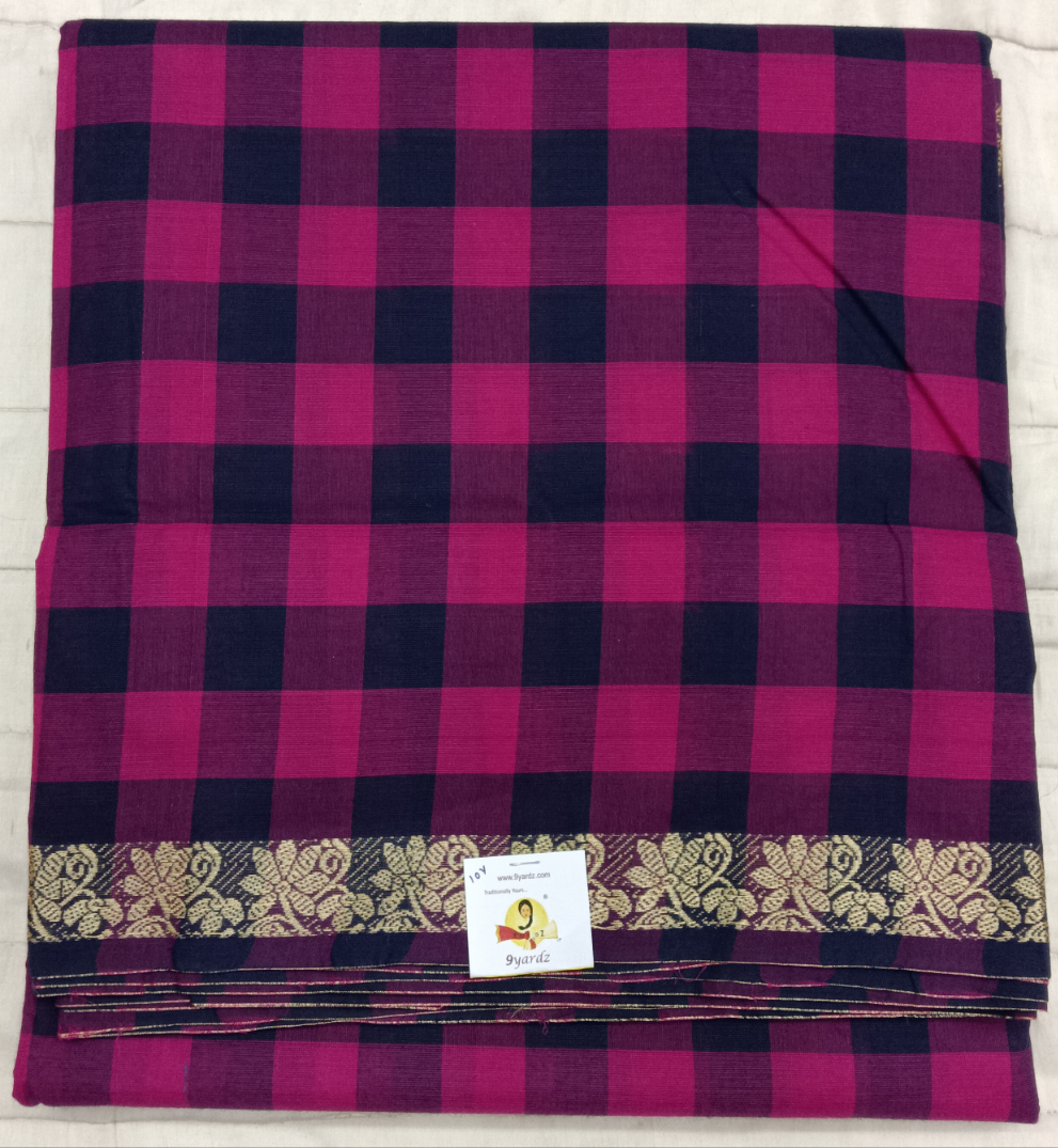 Chettinadu / Karaikudi cotton 10 yards madisar