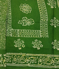 Load image into Gallery viewer, Sungudi cotton 10.5yards 49&quot;