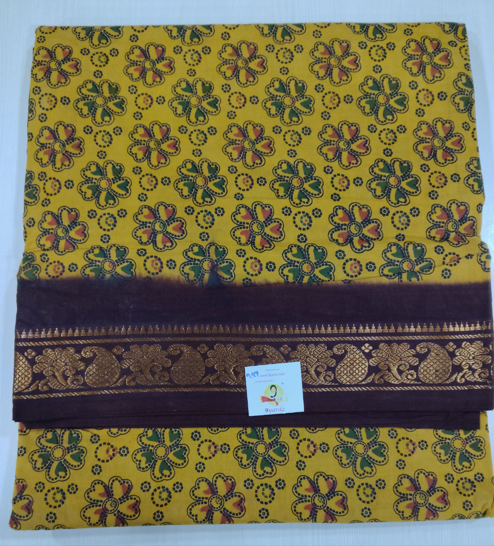 Sungudi cotton 9.5 yards madisar
