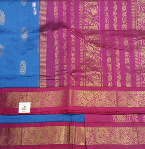Semi Silk cotton Korvai Madisar