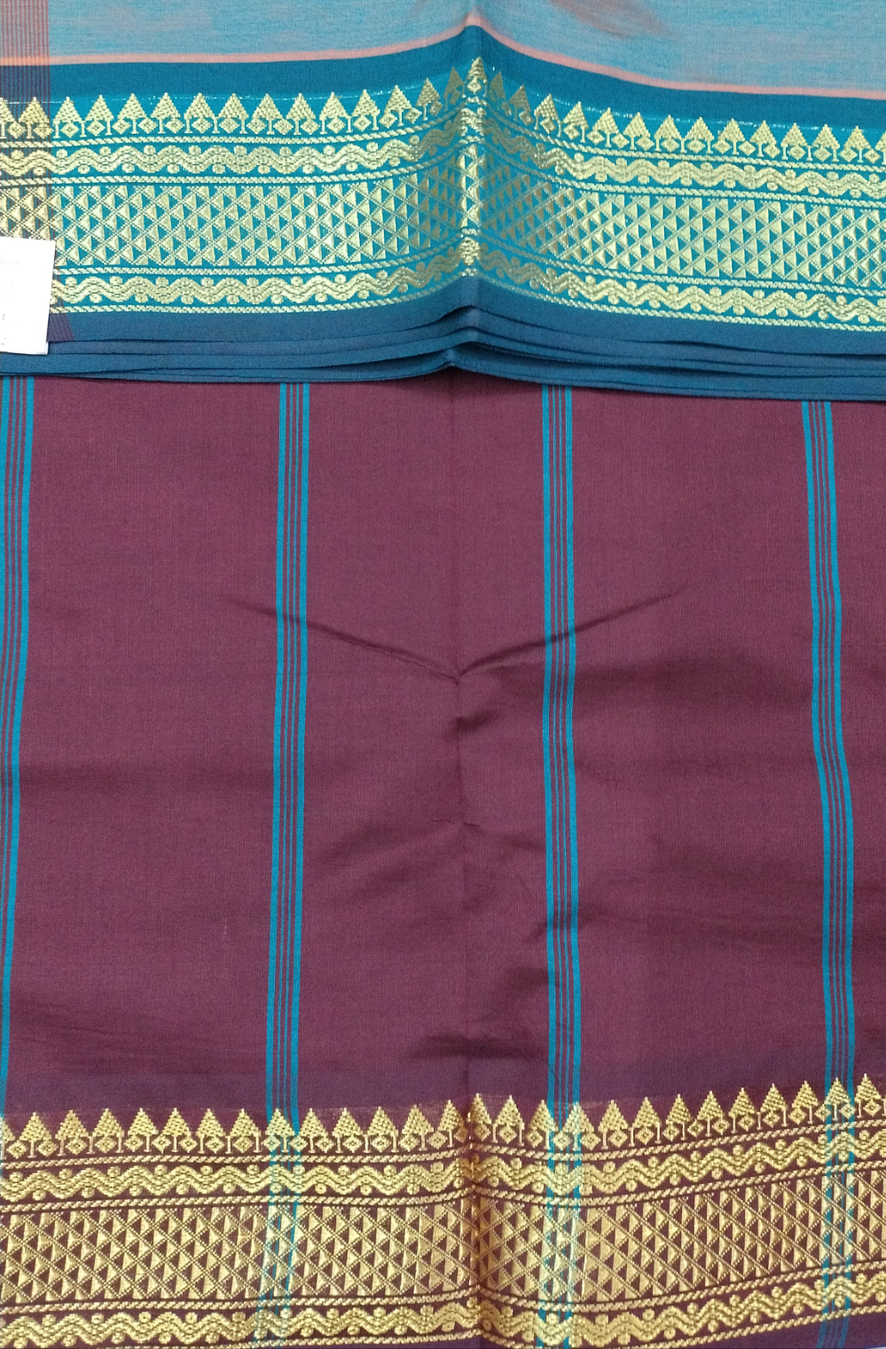 Semi silk Plain 6Yards
