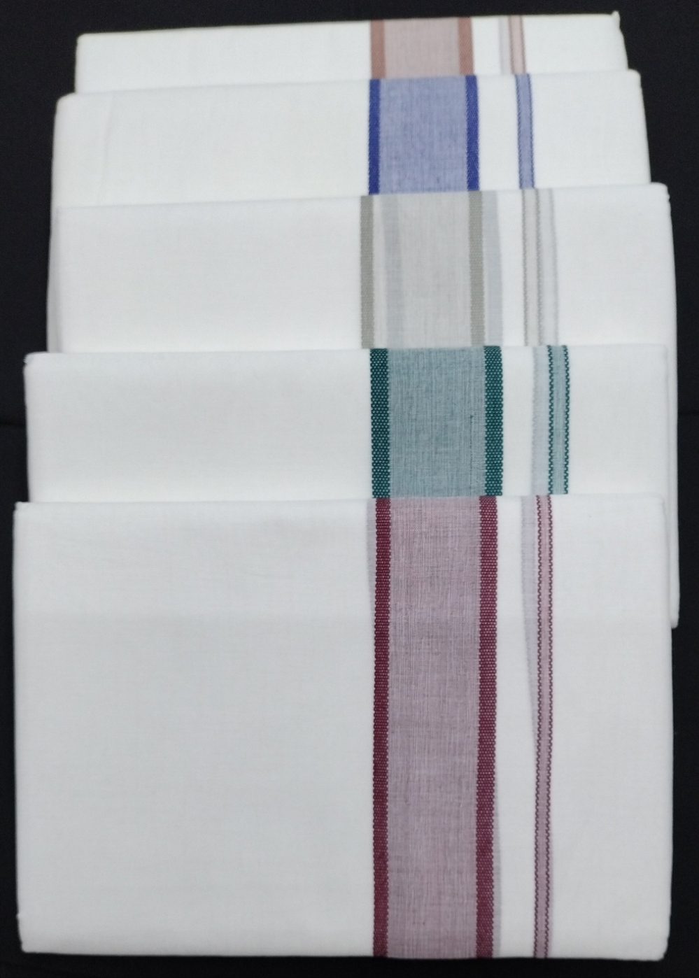 Bleached cotton Dhothi 9muzham