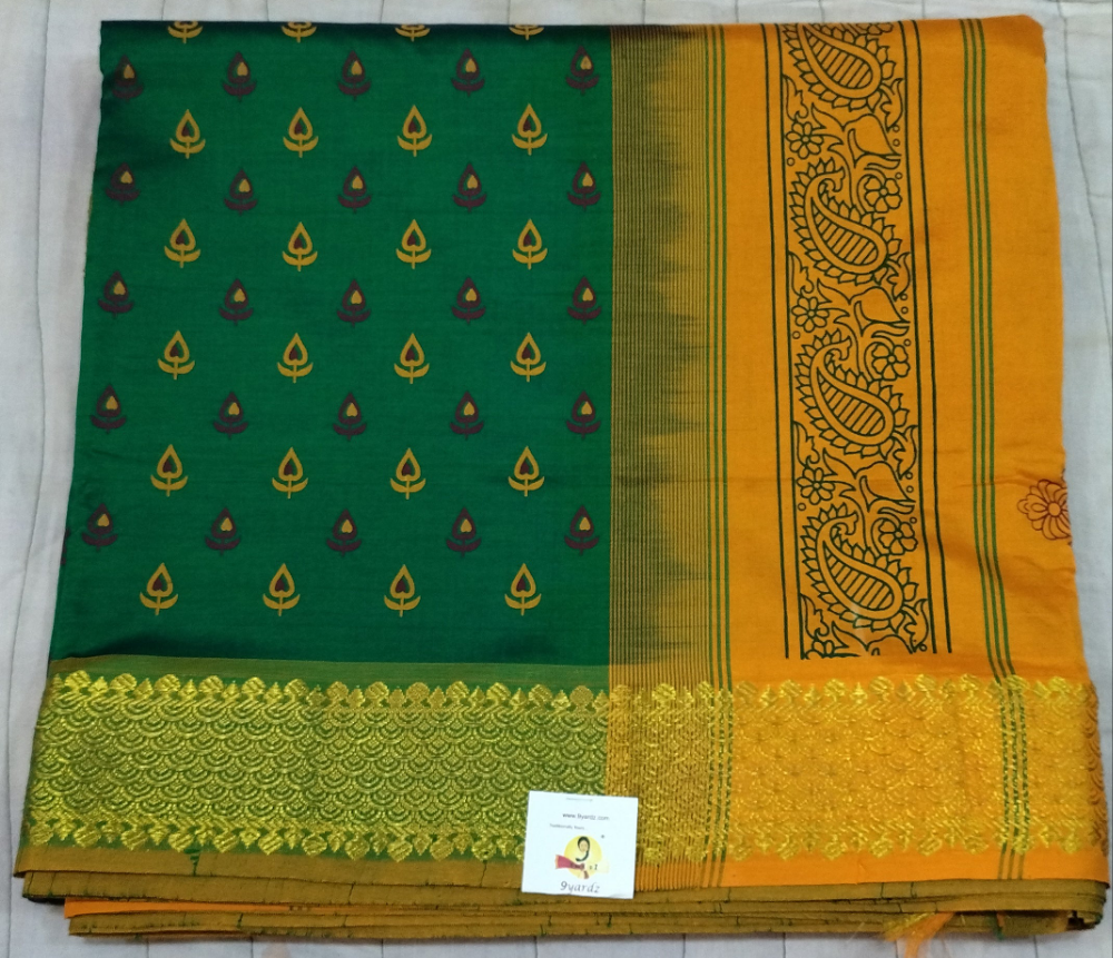 Semi Silk cotton printed Madisar