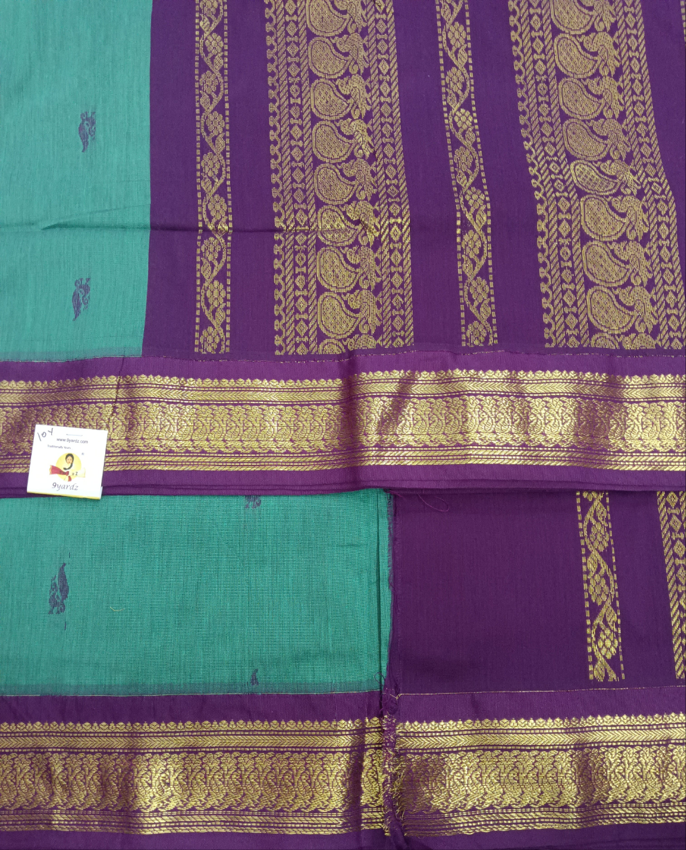 Kalyani Cotton Butta  9.5yardz