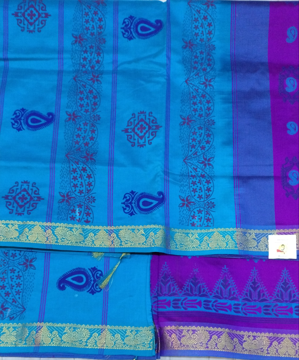 Semi Silk cotton printed 10yardz Madisar